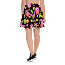 Load image into Gallery viewer, Flower Ghoul Skater Skirt