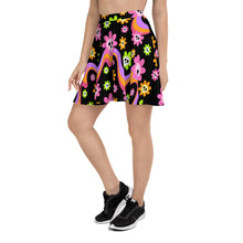 Load image into Gallery viewer, Flower Ghoul Skater Skirt