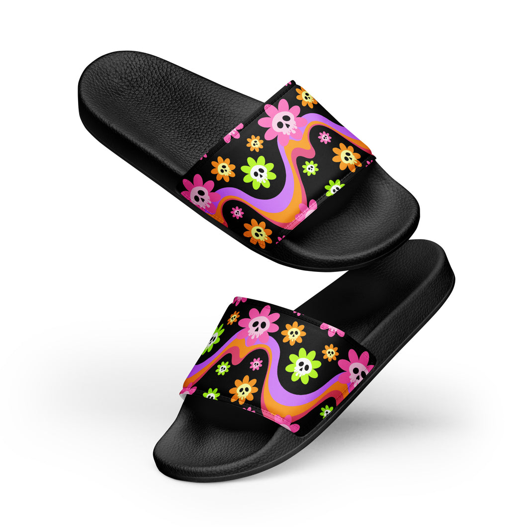 Flower Ghoul Women's slides