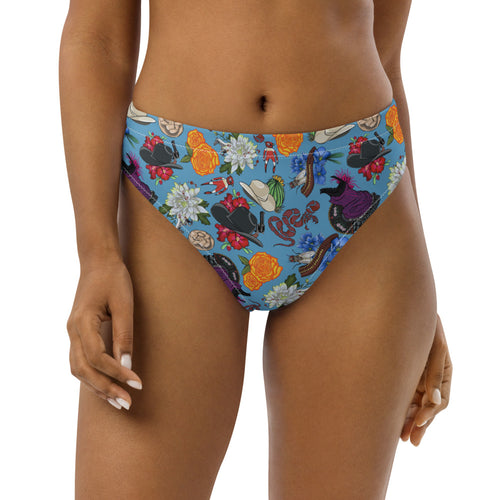 Violent Delights Recycled high-waisted Swim Bottom