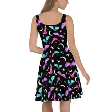 Load image into Gallery viewer, Moon Bats Skater Dress