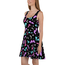 Load image into Gallery viewer, Moon Bats Skater Dress