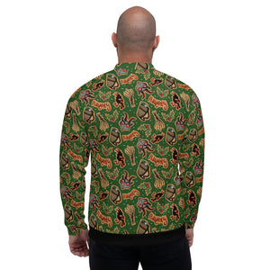 Krampusnacht Cookie Unisex Bomber Jacket