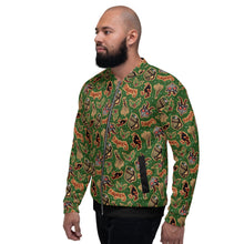 Load image into Gallery viewer, Krampusnacht Cookie Unisex Bomber Jacket