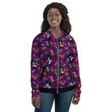 Load image into Gallery viewer, Electric Love Unisex Bomber Jacket