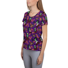 Load image into Gallery viewer, Electric Love Women&#39;s Athletic Tee