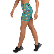 Load image into Gallery viewer, Children of the Forest Yoga Shorts