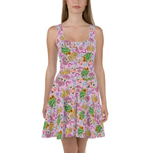 Load image into Gallery viewer, Pretty in Peach Skater Dress