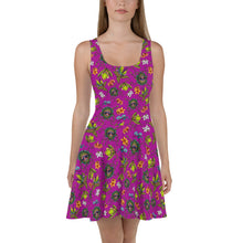 Load image into Gallery viewer, Feed Me Floral Skater Dress