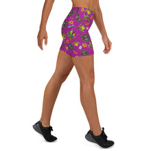 Load image into Gallery viewer, Feed Me Floral Yoga Shorts