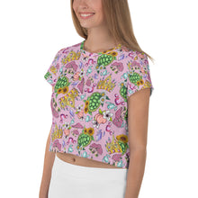 Load image into Gallery viewer, Pretty in Peach Crop Tee