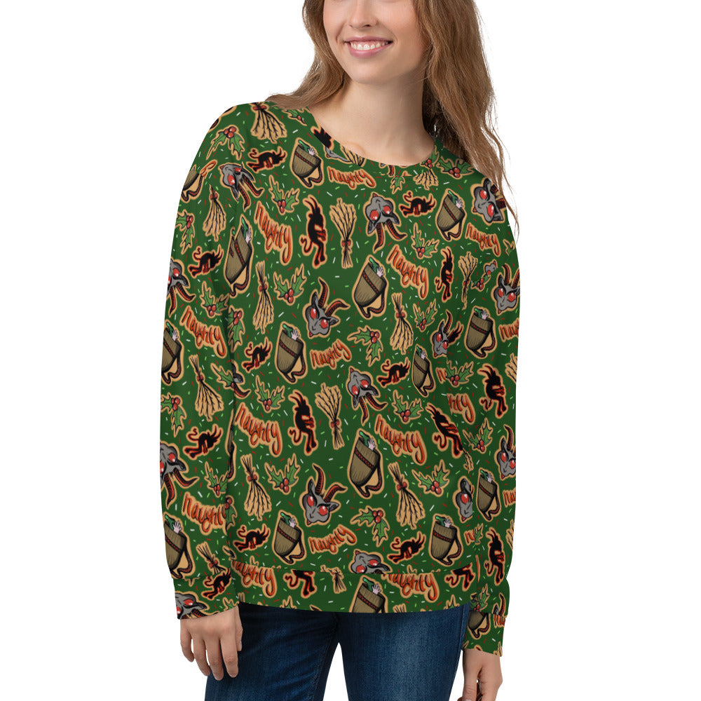 Krampusnacht Cookie Unisex Sweatshirt