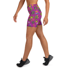 Load image into Gallery viewer, Feed Me Floral Yoga Shorts
