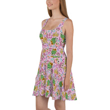 Load image into Gallery viewer, Pretty in Peach Skater Dress