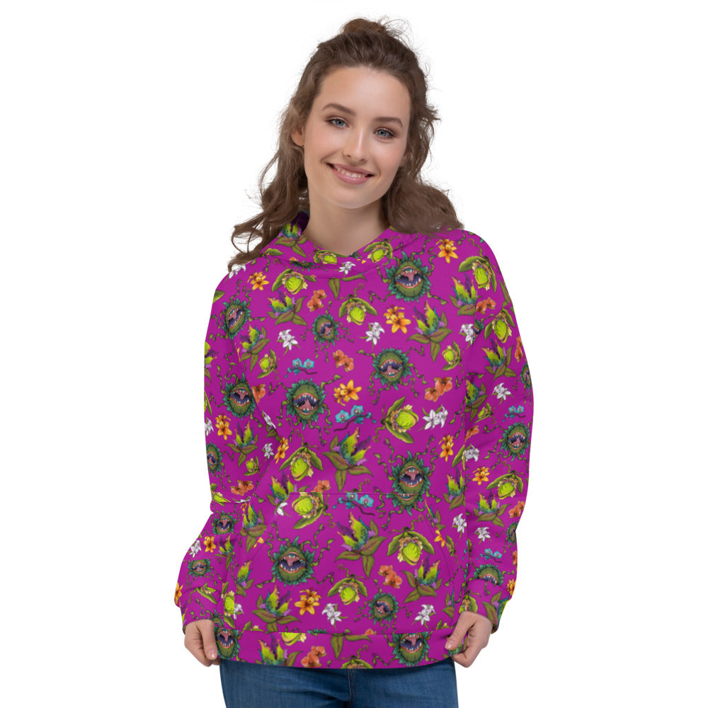 Feed Me Floral Unisex Hoodie