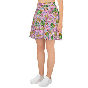 Pretty in Peach Skater Skirt