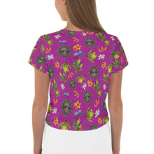 Load image into Gallery viewer, Feed Me Floral Crop Tee